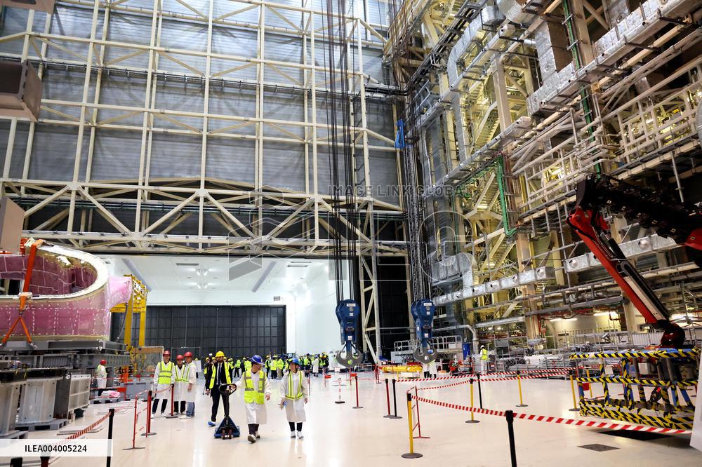 President Macron And Indian PM Modi Visit The ITER - Marseille