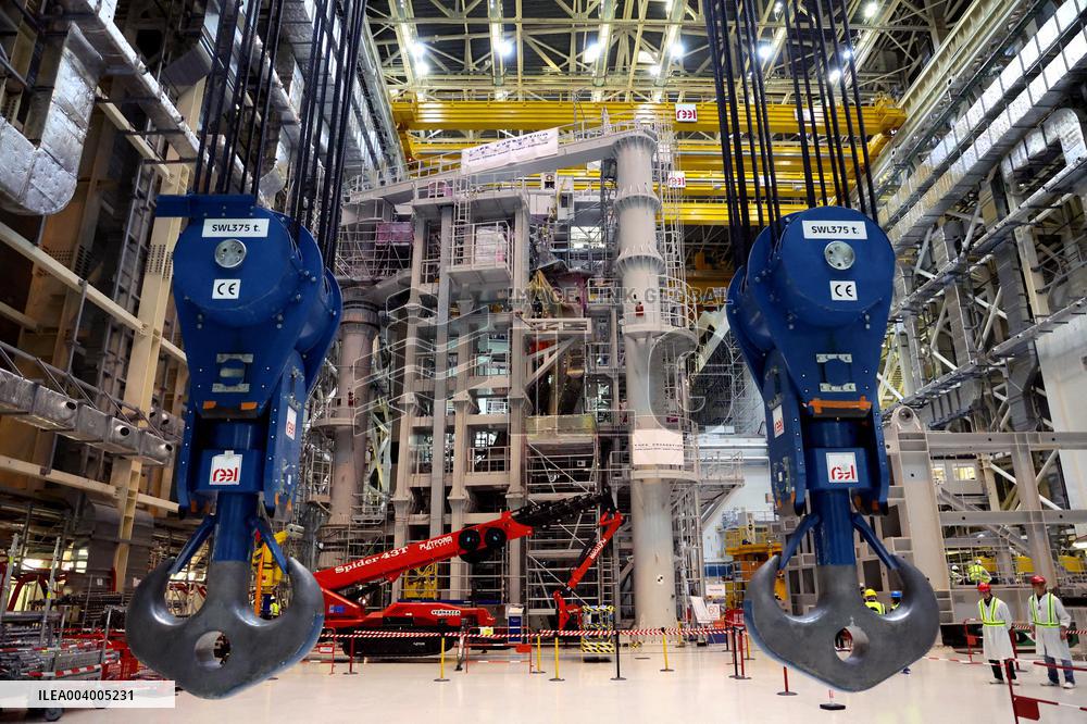 President Macron And Indian PM Modi Visit The ITER - Marseille