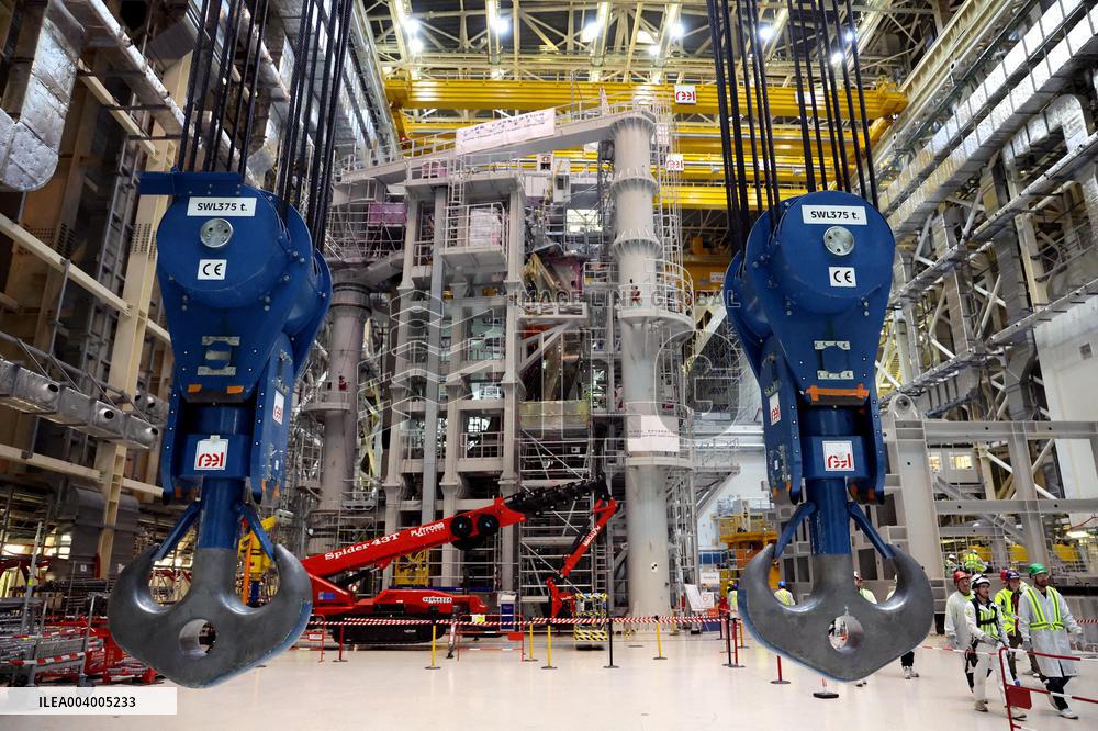 President Macron And Indian PM Modi Visit The ITER - Marseille