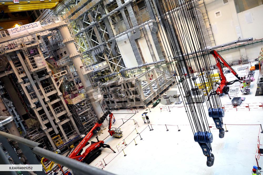 President Macron And Indian PM Modi Visit The ITER - Marseille