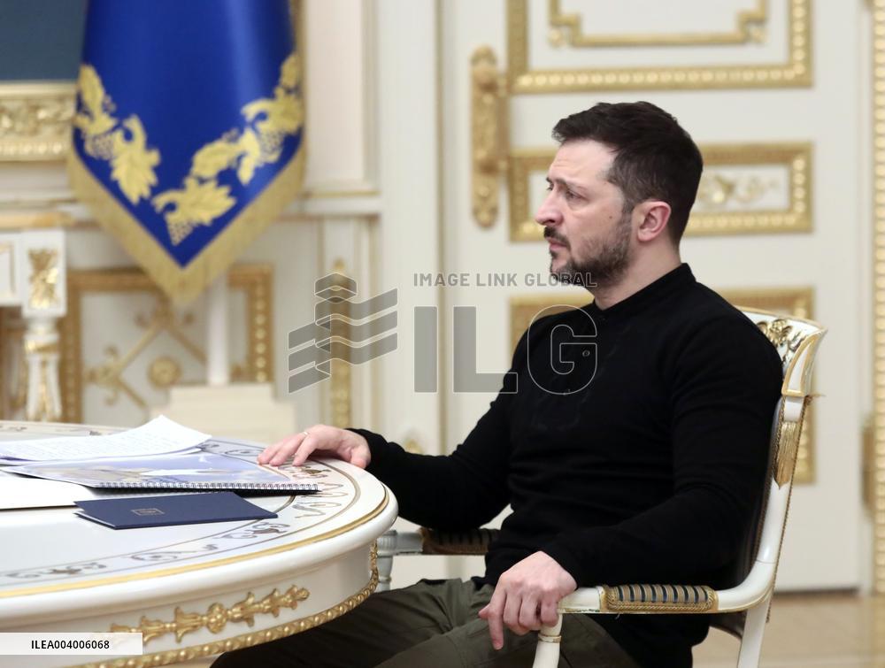 Meeting of Volodymyr Zelenskyy and Scott Bessent in Kyiv