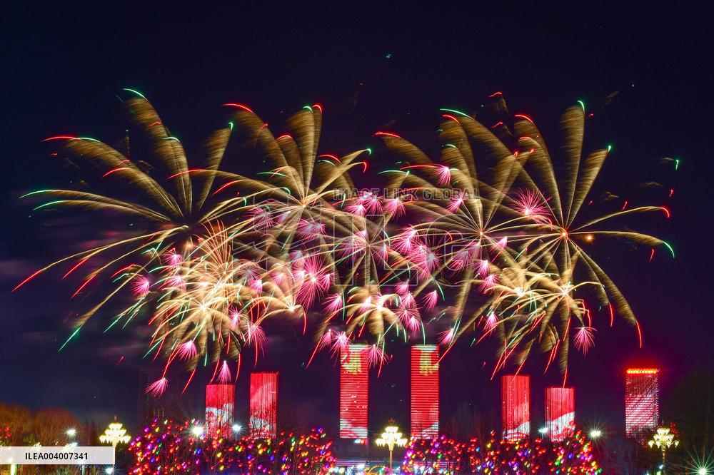 Fireworks Show in Ordos