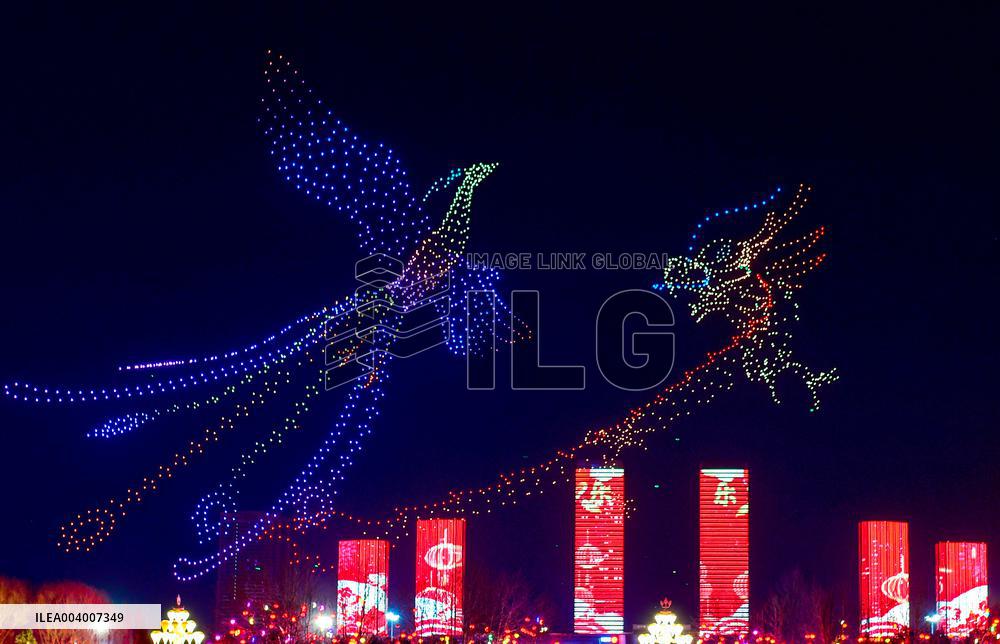 Fireworks Show in Ordos