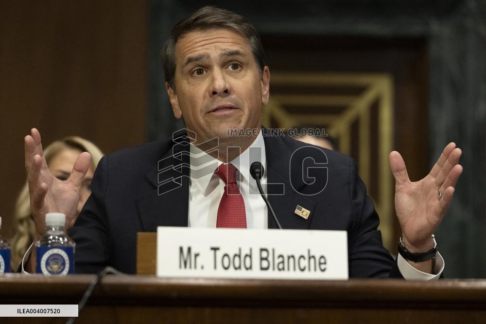 Todd Blanche and Abigail Slater Confirmation Hearing