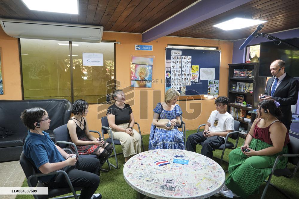 Queen Mathilde Visit To Costa Rica