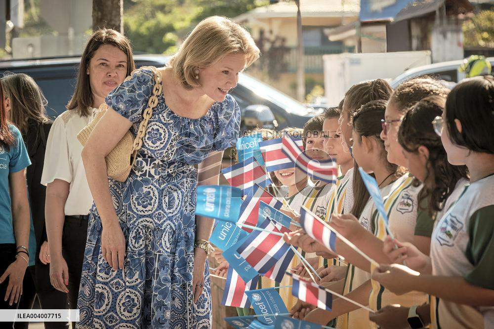 Queen Mathilde Visit To Costa Rica