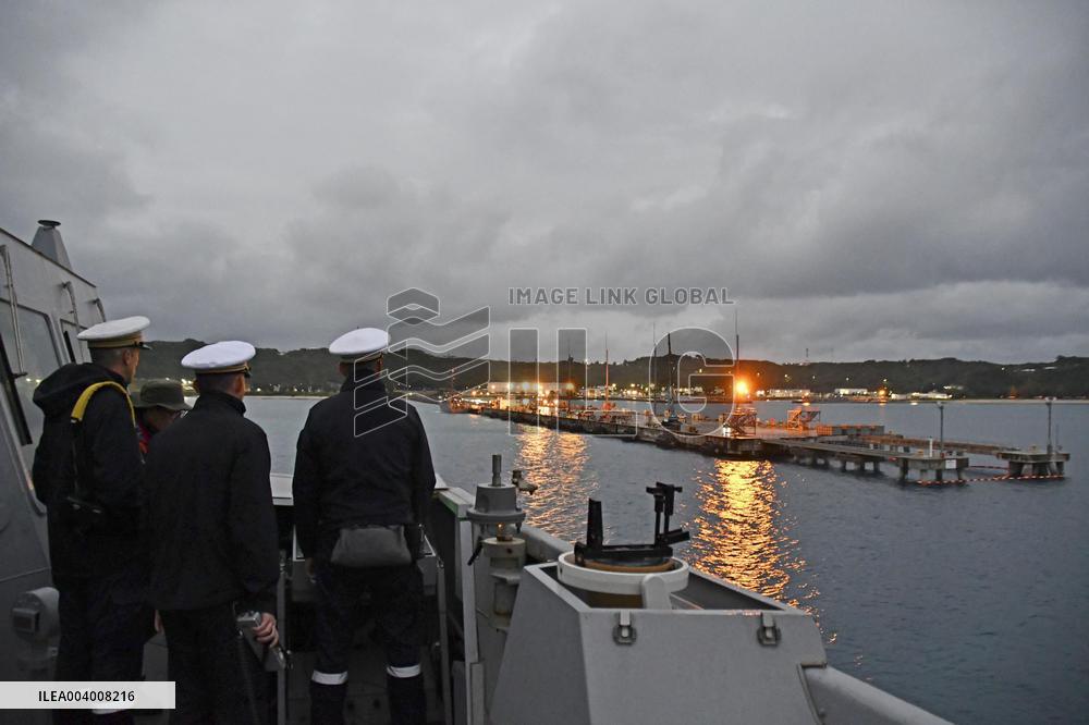 French frigate visits U.S. base in Okinawa