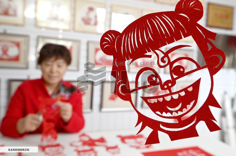 Ne Zha Themed Paper Cutting Works