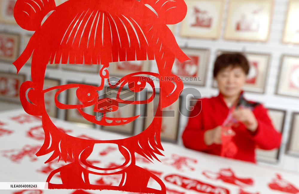 Ne Zha Themed Paper Cutting Works