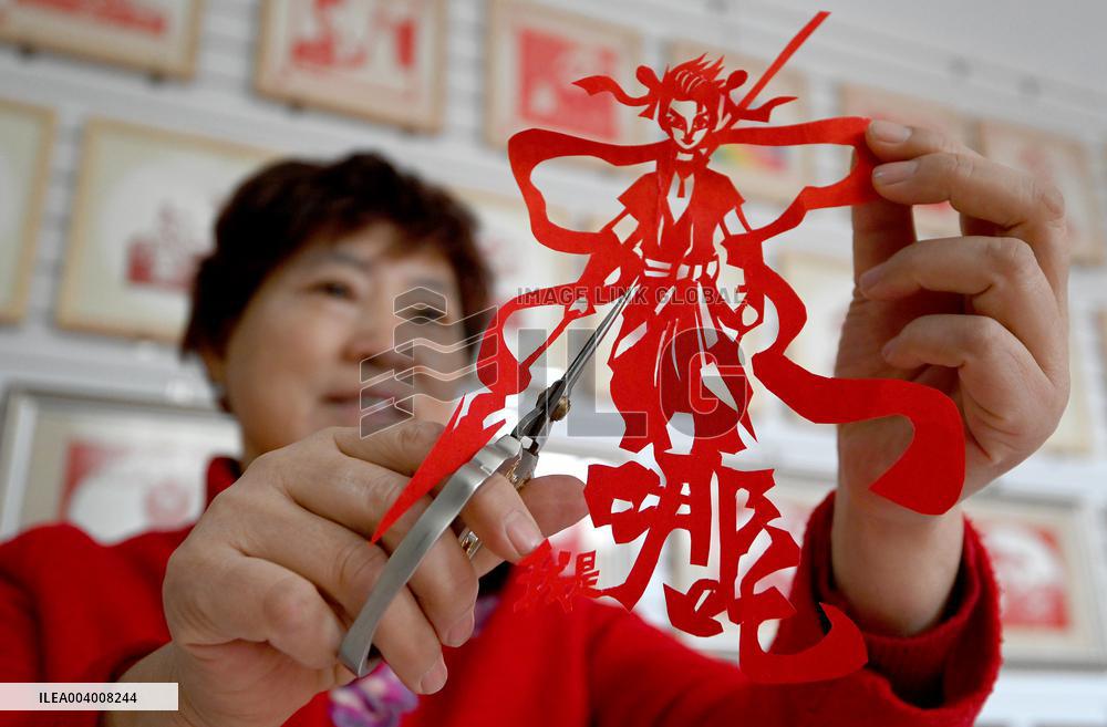 Ne Zha Themed Paper Cutting Works