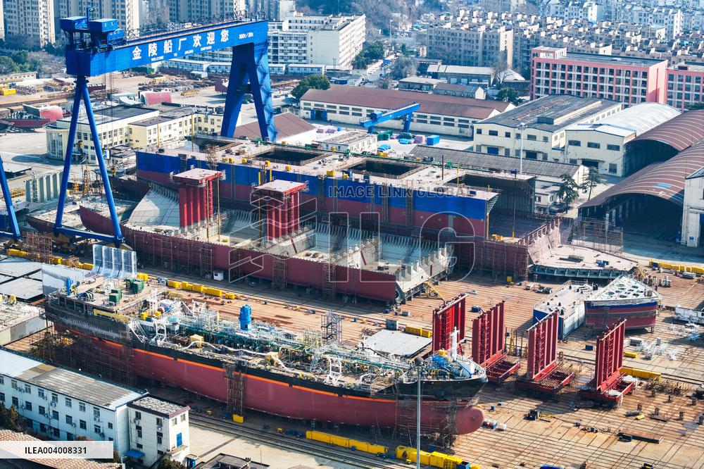 Jinling shipyard in Nanjing