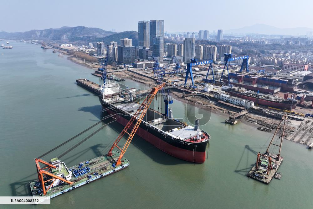 Jinling shipyard in Nanjing