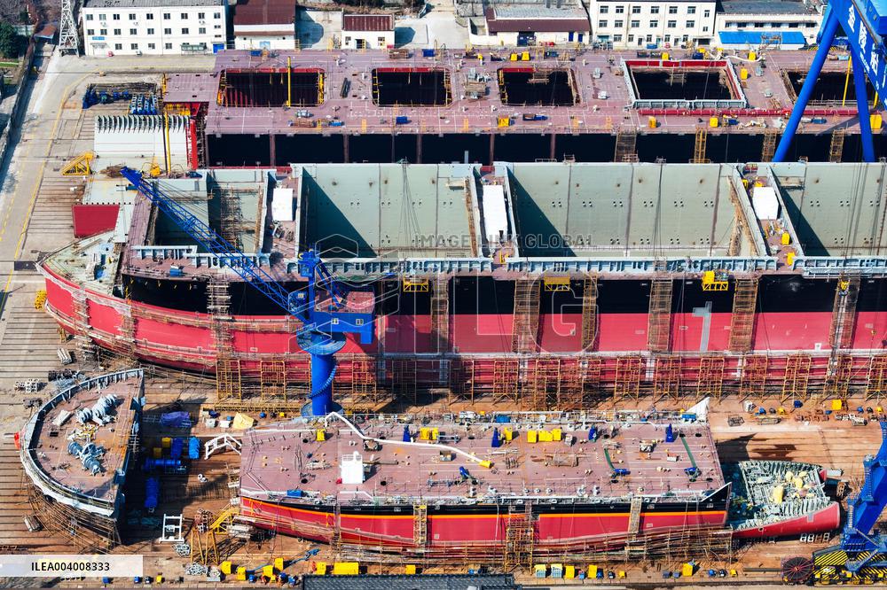 Jinling shipyard in Nanjing