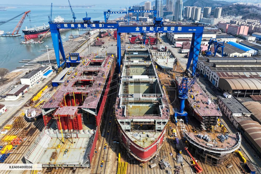 Jinling shipyard in Nanjing