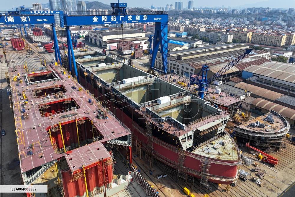 Jinling shipyard in Nanjing
