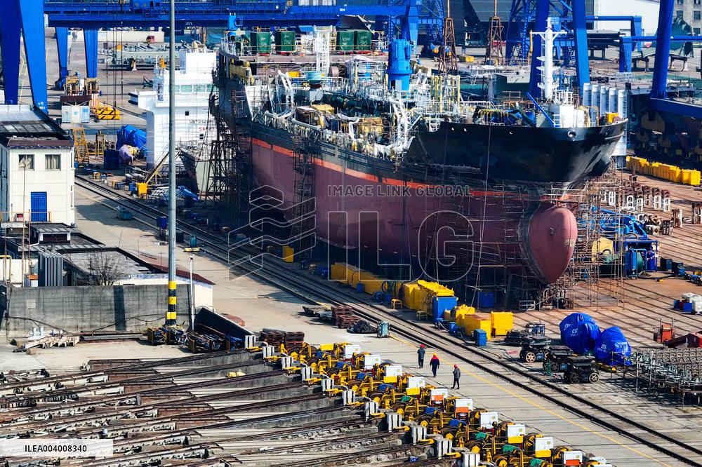 Jinling shipyard in Nanjing
