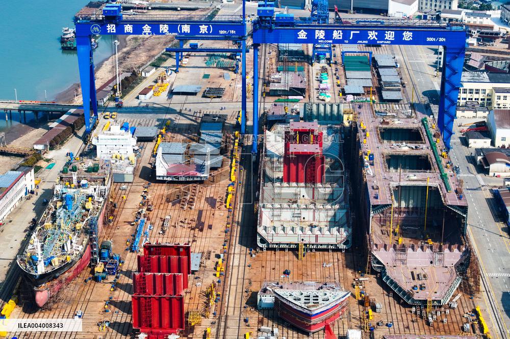 Jinling shipyard in Nanjing