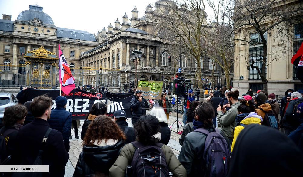 Rally for Gino Amid Deportation Threat in Paris