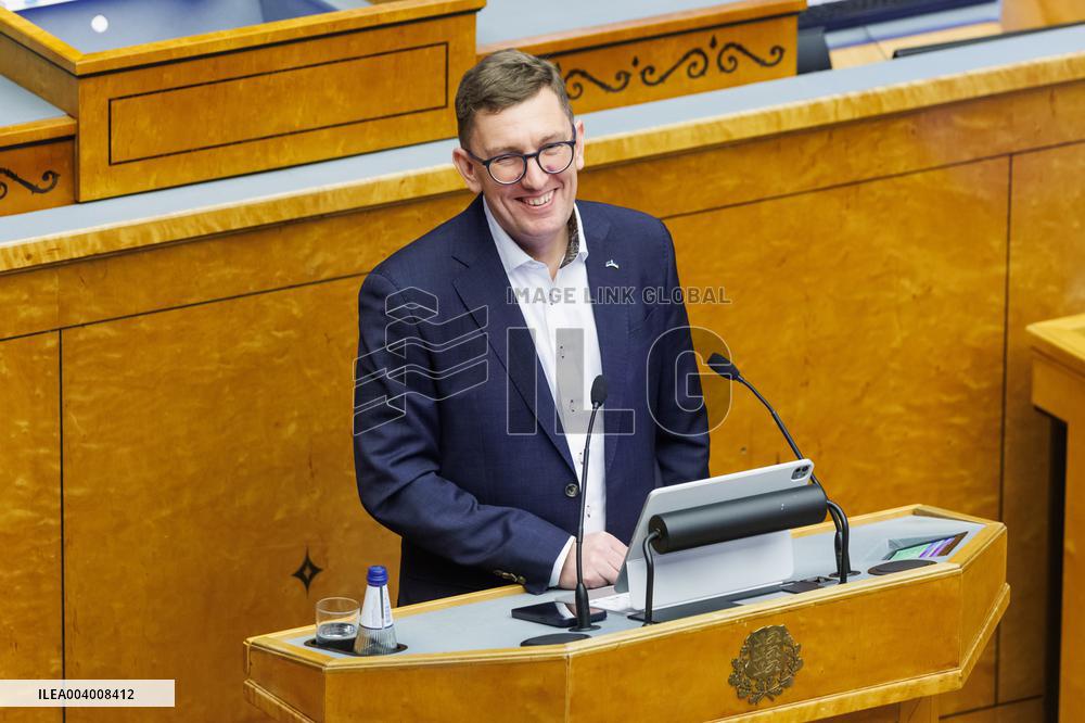 No-confidence motion against Prime Minister Kristen Michal