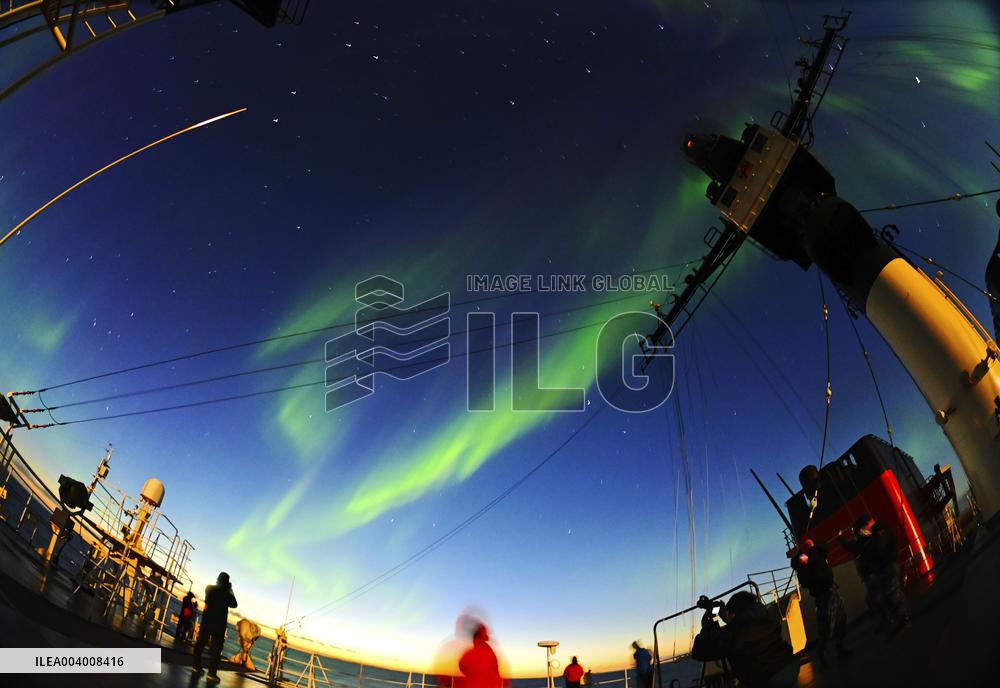 Aurora in Antarctica