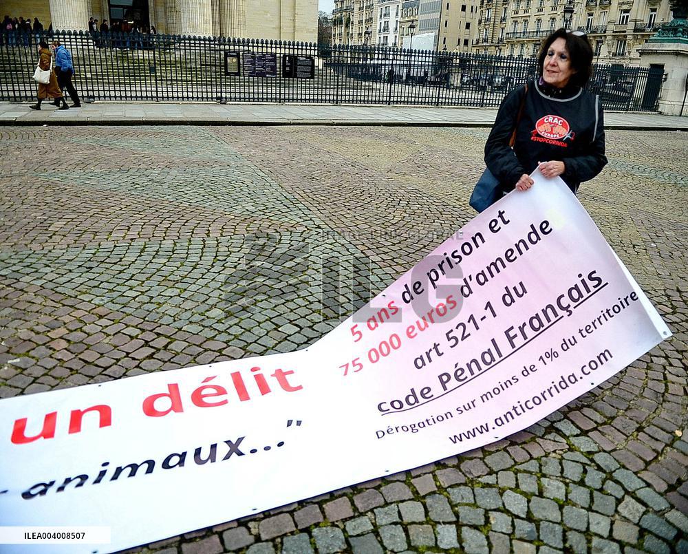 Rally Against Proselytism & Bullfighting Cruelty in Paris