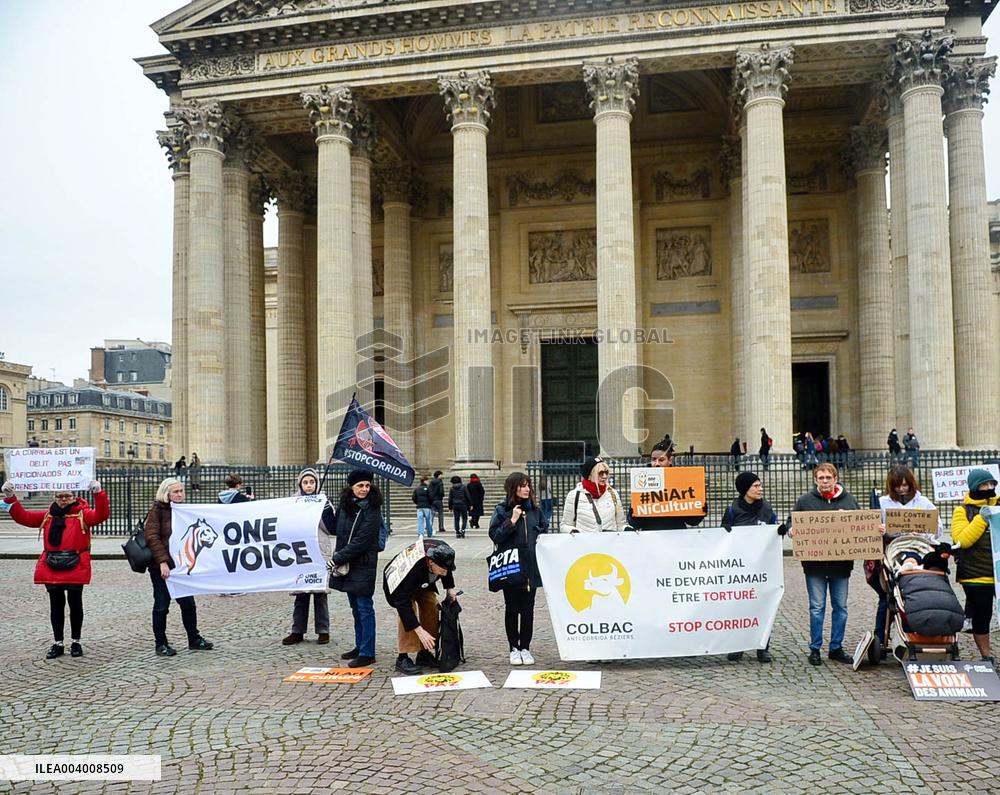 Rally Against Proselytism & Bullfighting Cruelty in Paris