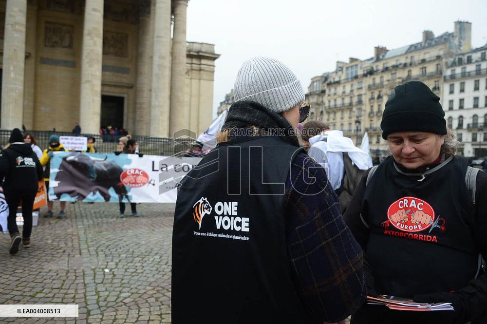 Rally Against Proselytism & Bullfighting Cruelty in Paris