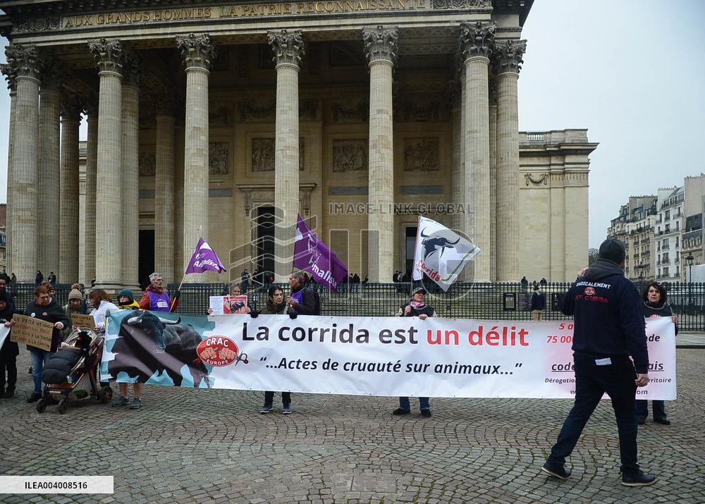 Rally Against Proselytism & Bullfighting Cruelty in Paris