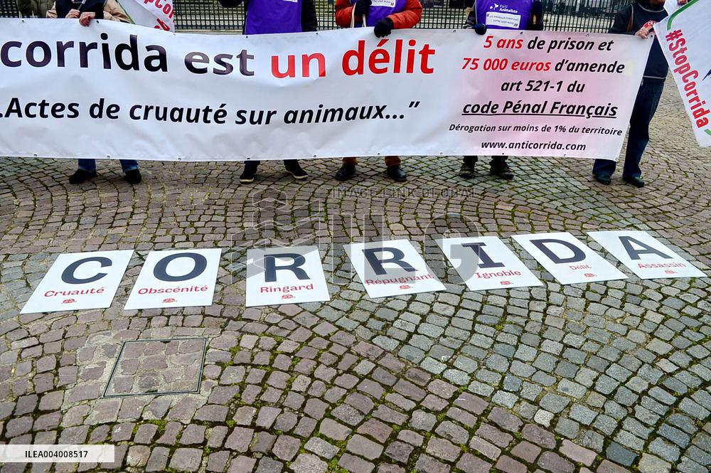 Rally Against Proselytism & Bullfighting Cruelty in Paris