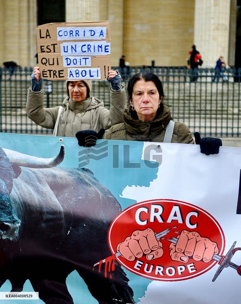 Rally Against Proselytism & Bullfighting Cruelty in Paris