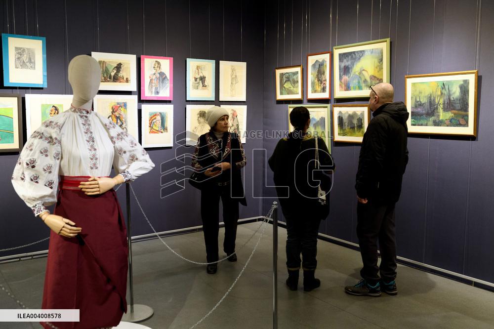 Exhibition of Ukrainian artist Liubov Panchenko in Kyiv