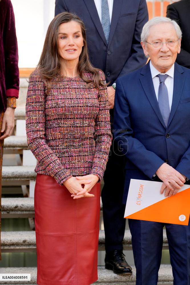 Queen Letizia Holds an Audience - Madrid