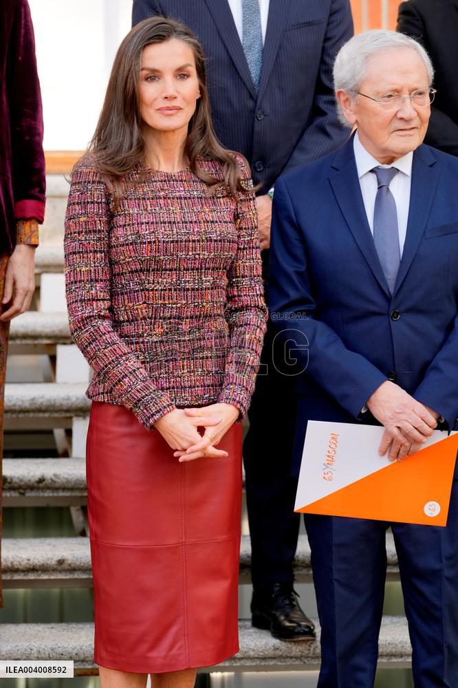 Queen Letizia Holds an Audience - Madrid