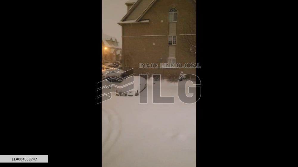 Canada: Winter Storm Hits Large Parts Of Southern Ontario, Bringing Heavy Snowfall 5