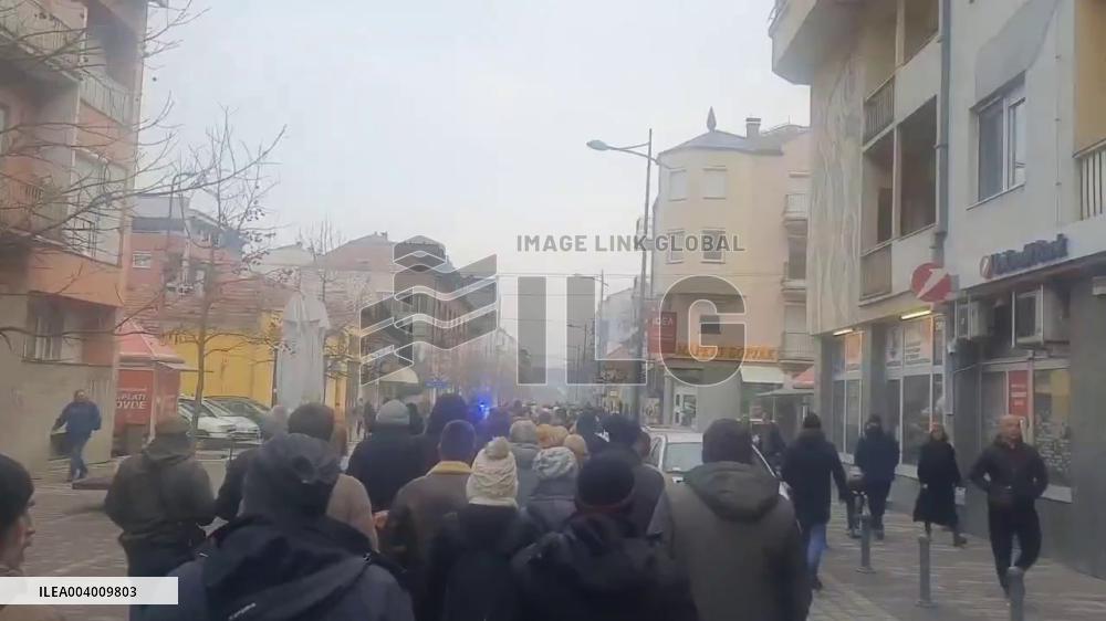 Serbia: Hundreds Of Students Set Off On March To Kragujevac For Anti-Corruption Protest 2