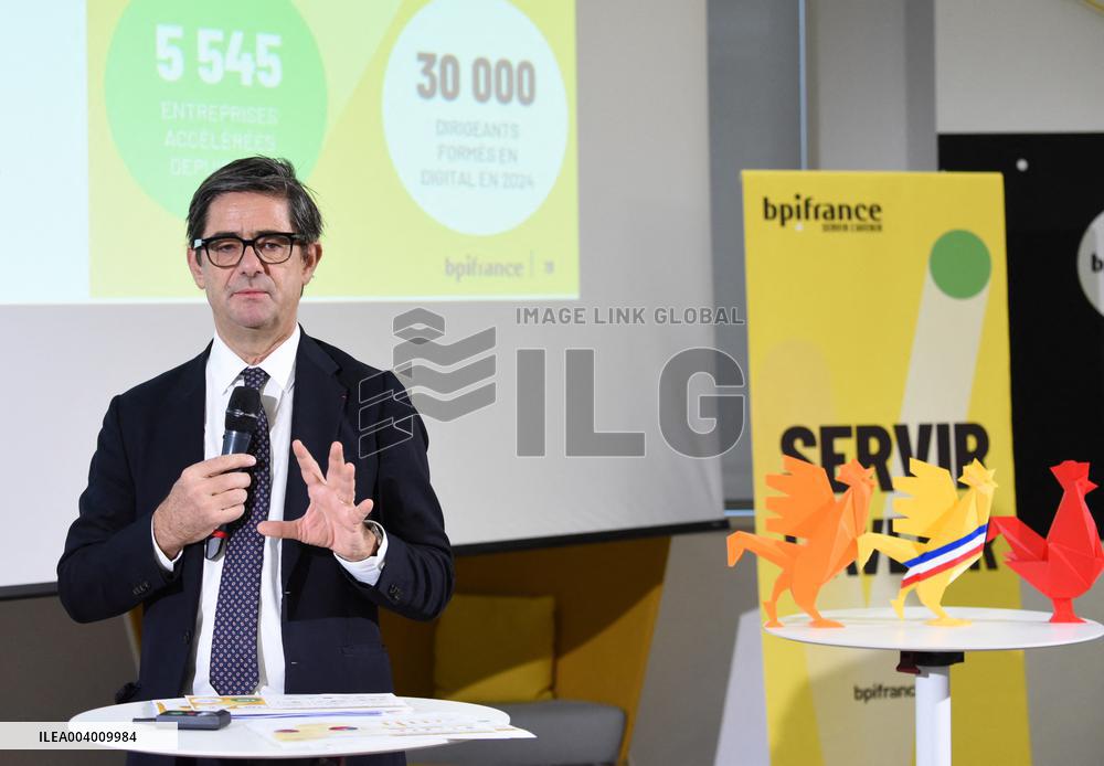 Bpifrance Presentation Of The 2024 Activity Report - Paris