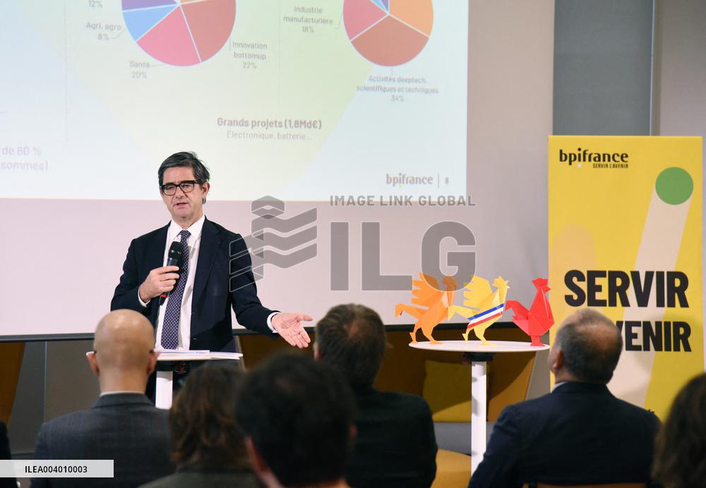 Bpifrance Presentation Of The 2024 Activity Report - Paris