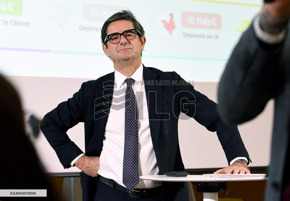 Bpifrance Presentation Of The 2024 Activity Report - Paris