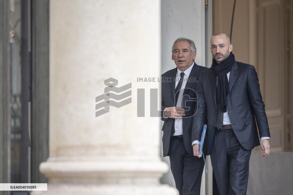 Weekly Cabinet Meeting - Paris