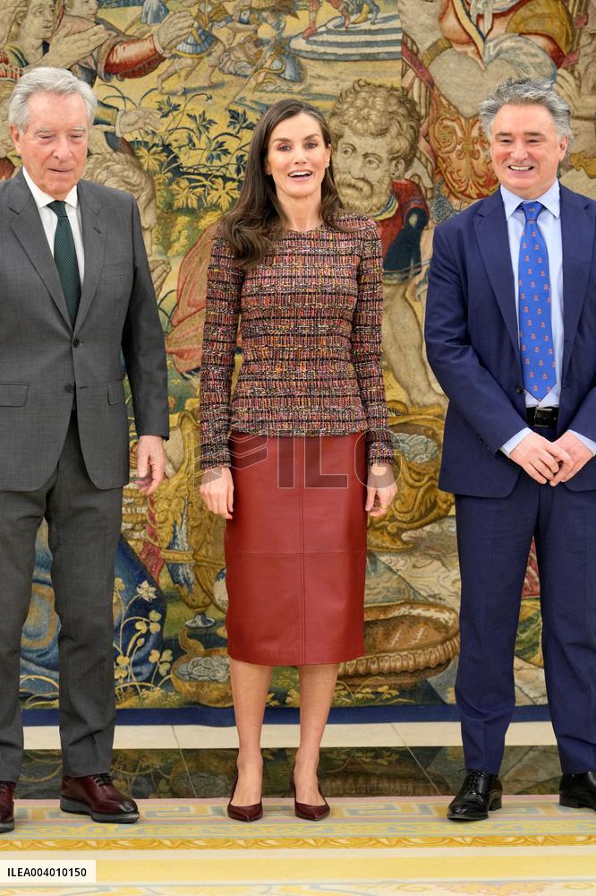 Queen Letizia Audience - Madrid