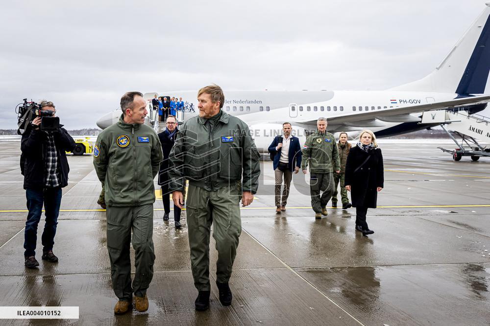 King Willem-Alexander Visits Dutch Troops - Estonia