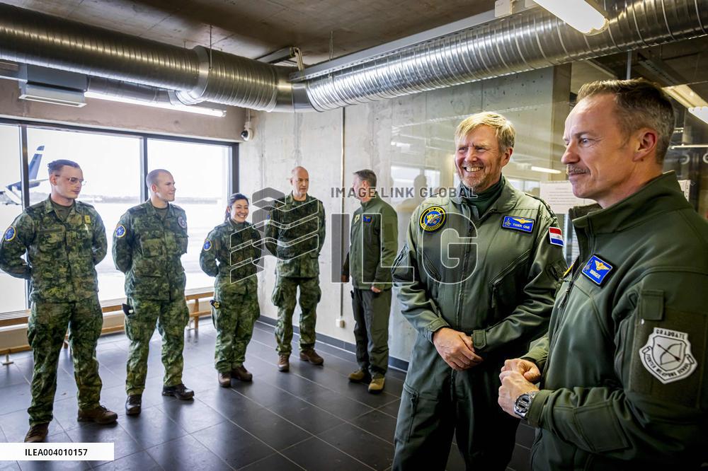 King Willem-Alexander Visits Dutch Troops - Estonia