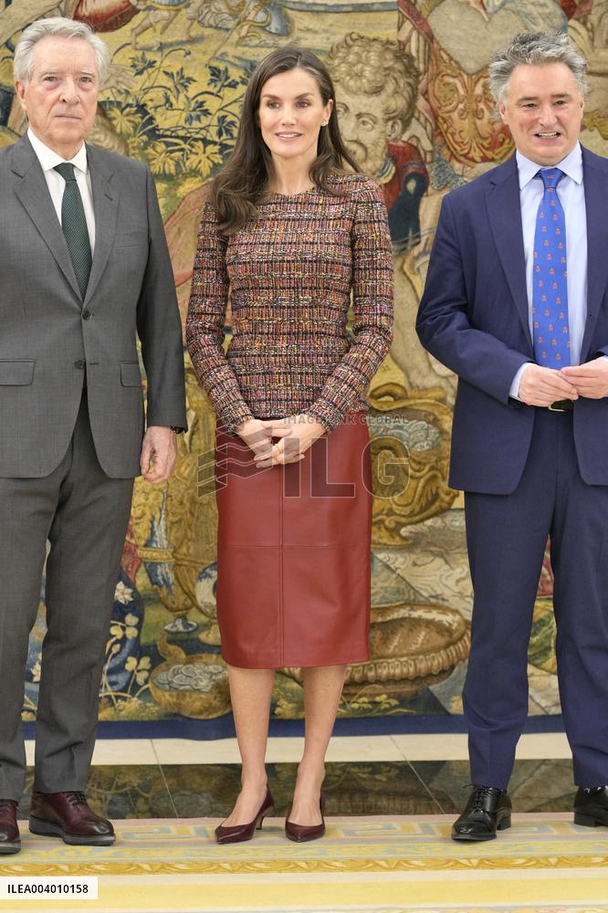 Queen Letizia Audience - Madrid