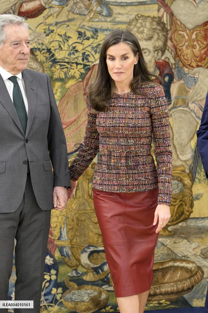 Queen Letizia Audience - Madrid