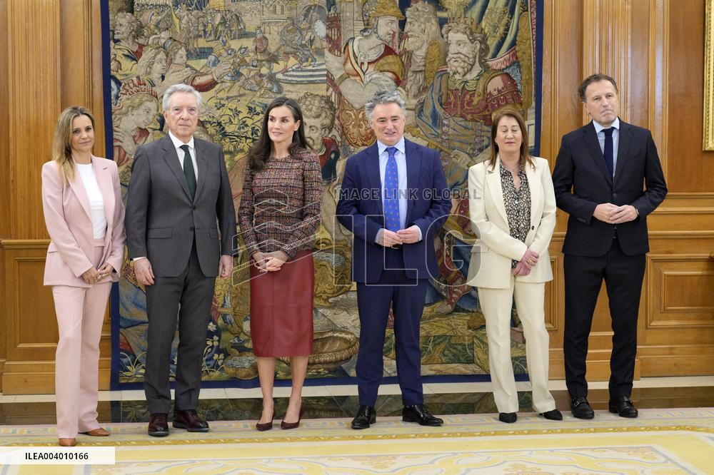 Queen Letizia Audience - Madrid