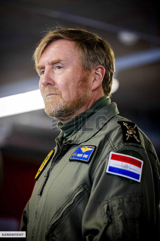 King Willem-Alexander Visits Dutch Troops - Estonia
