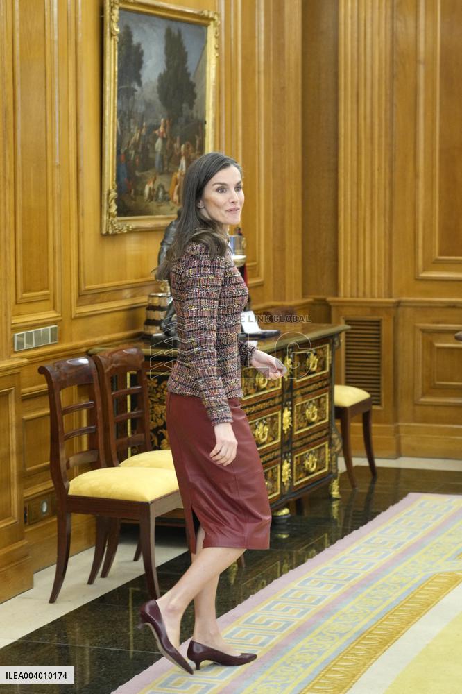 Queen Letizia Audience - Madrid