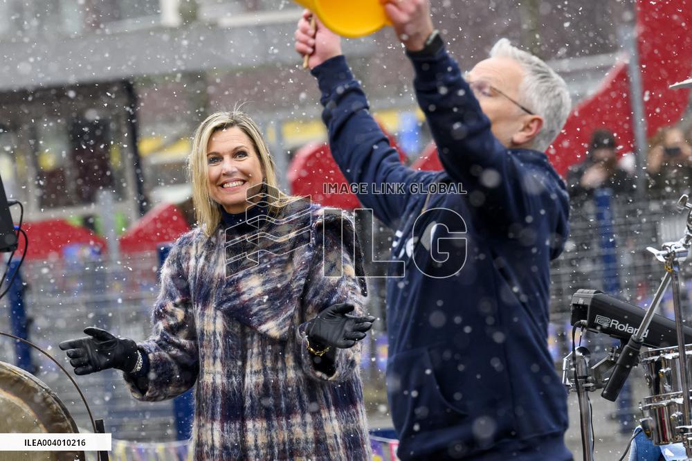 Queen Maxima Visits Primary Schools - Emmen