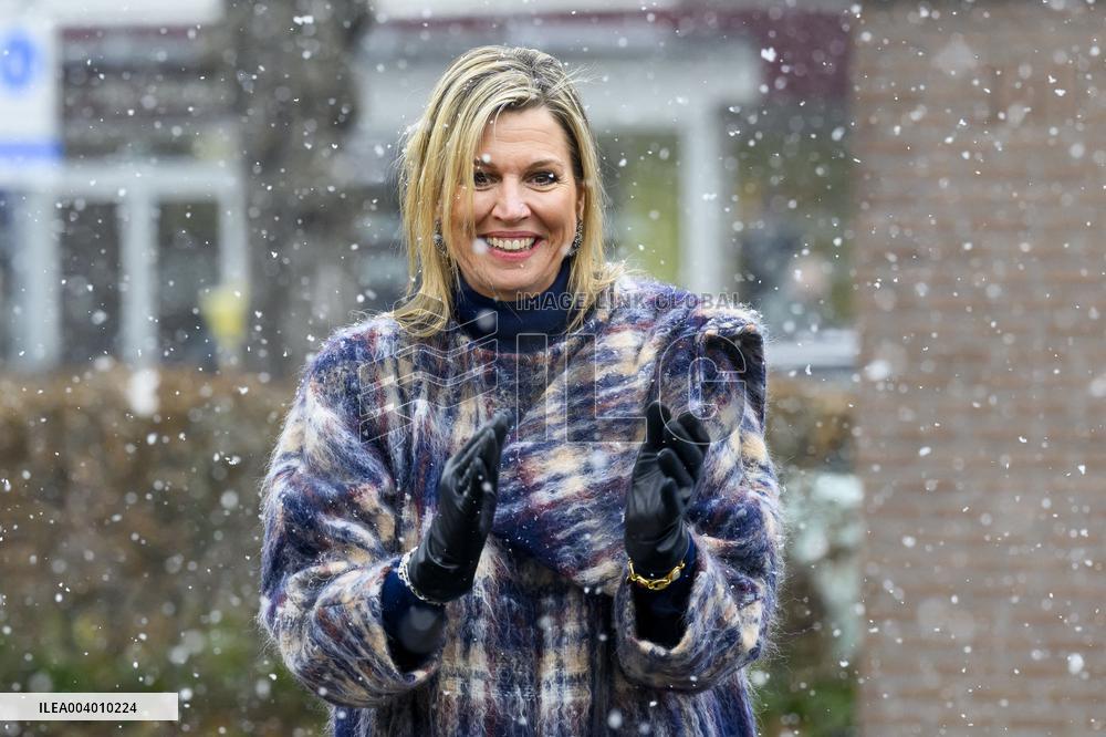 Queen Maxima Visits Primary Schools - Emmen