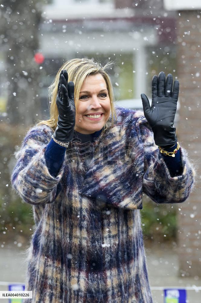 Queen Maxima Visits Primary Schools - Emmen